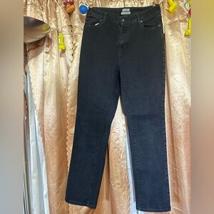 L.L. Bean Women's Dark Blue Classic Fit Straight Leg Jeans